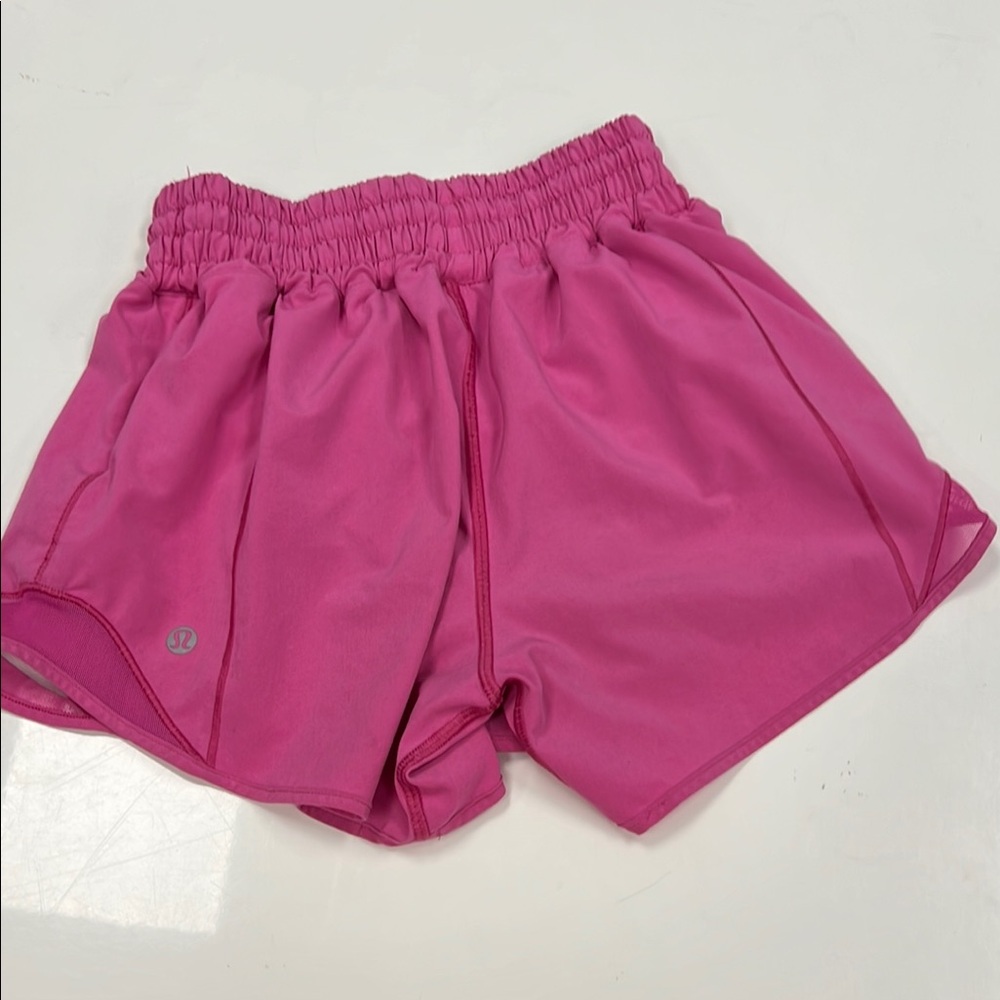 lululemon athletica Pink Athletic Shorts Lightweight Mid-Thigh